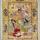 Genuine Antique Turkish Silk Istanbul Rug: 49x72 cm