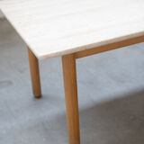 Table vintage Hank Lowenstein Padua et 6 chaises, des années 70