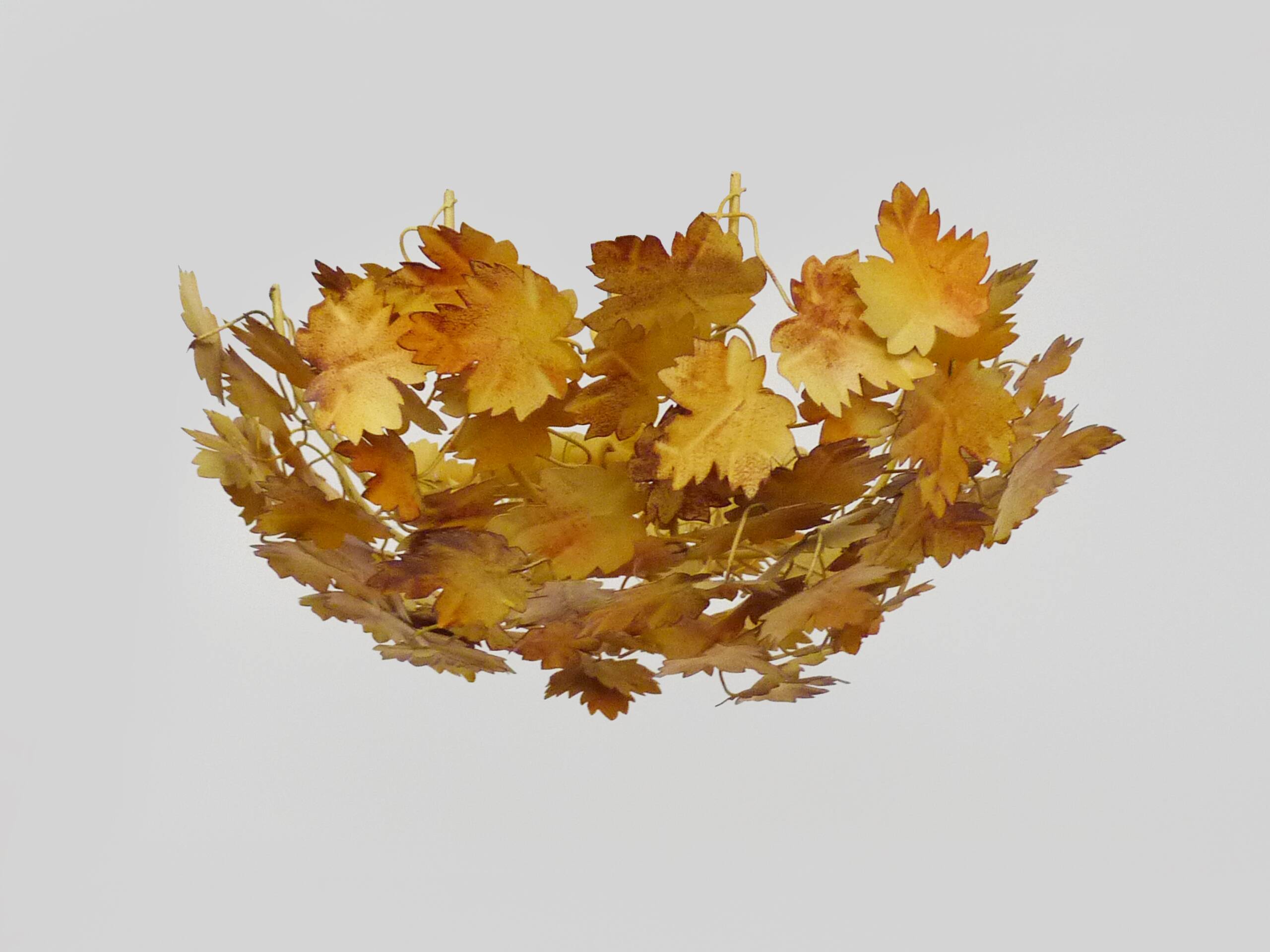Vintage maison art et floritude ceiling light. autumn leaf