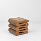 Chaise Wiggle Easy Edges avec tabouret par Frank Gehry pour Vitra