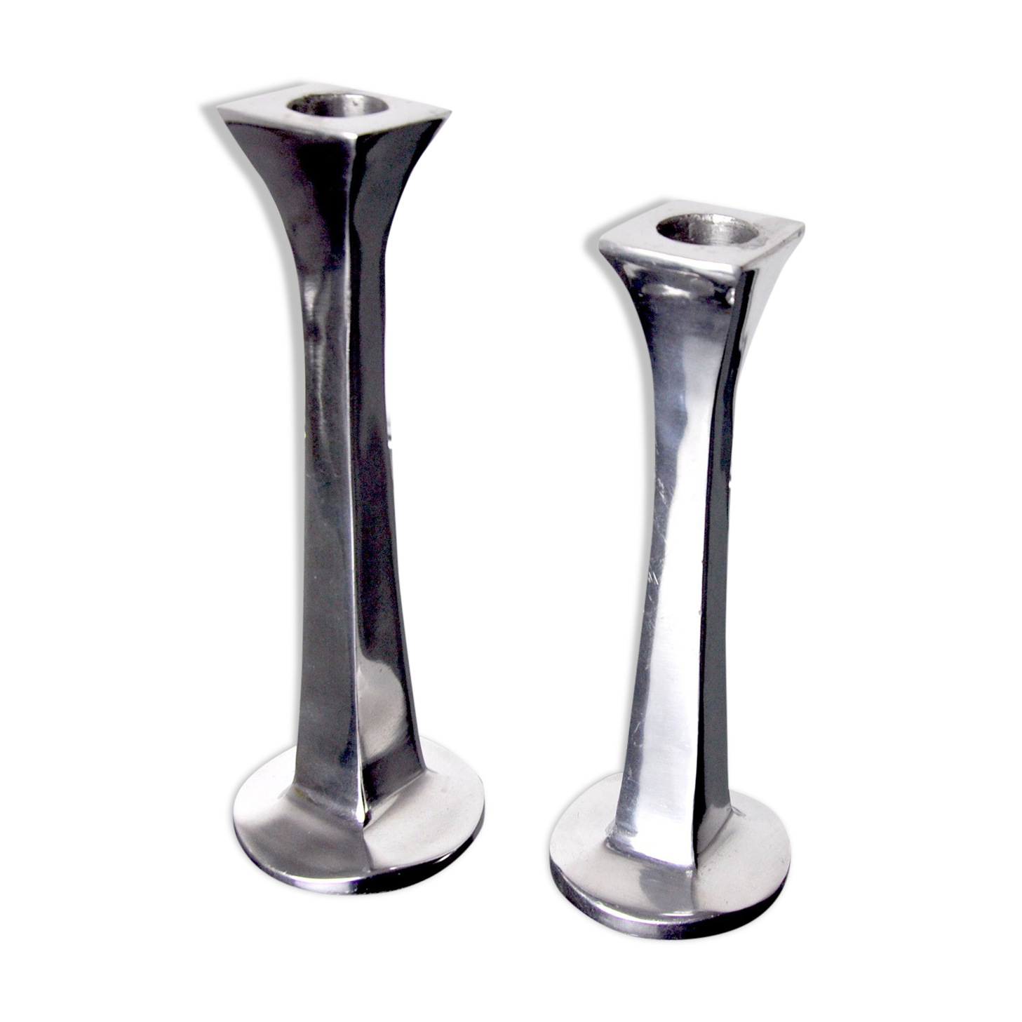 Pair of candlesticks by Arte3, 1980, Spain