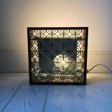 Paire d'appliques cadre en bois, Odreco