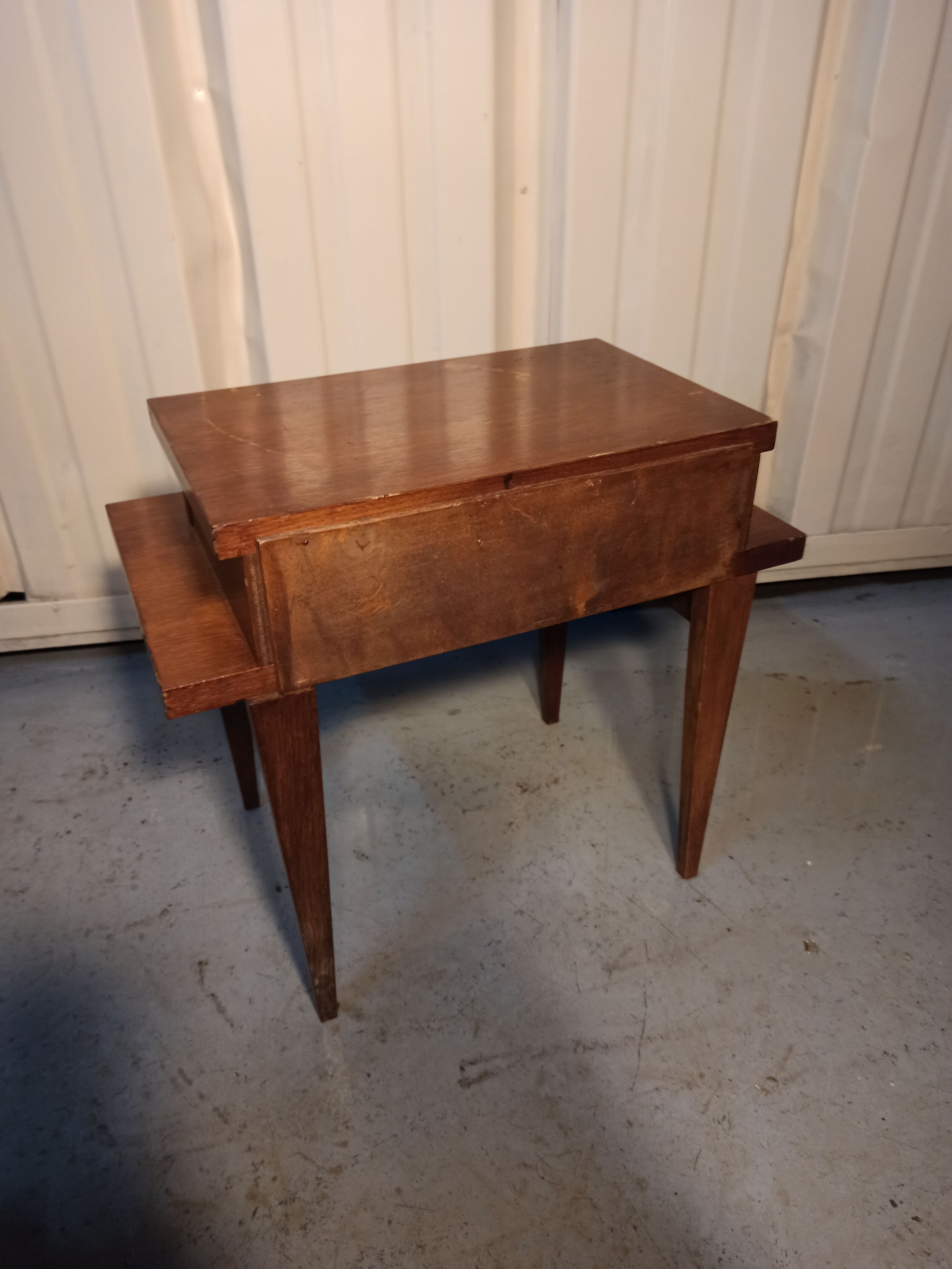 Bedside table, with a drawer. 50s-60s