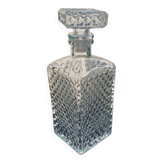 Glass whiskey decanter