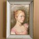 Portrait, oil on cardboard