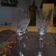 Six crystal champagne flutes signed Cristalleries de Lorraine, Charlotte model