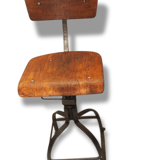 Chaise haute Bienaise modèle 204 d'atelier 1950