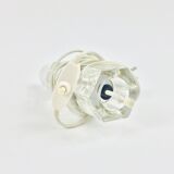 Scandinavian Mid Century Glass Bedside Table Lamp by C. Fagerlund, 1960s