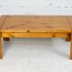 Pine coffee table. France, circa 1970