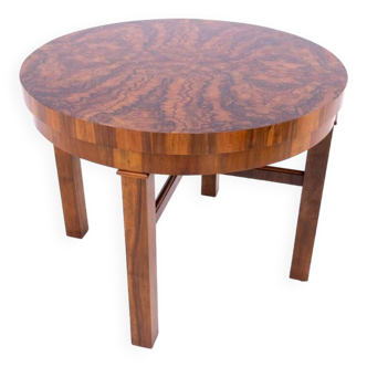 Art Deco round table from the 1940s, Poland