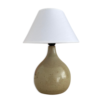 Vintage stoneware lamp