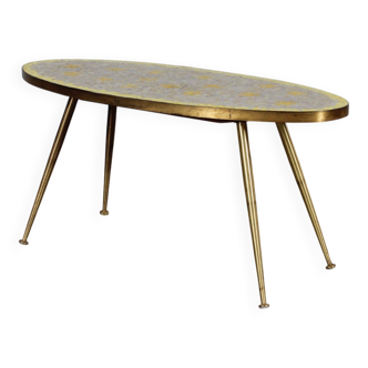 Deutscher 1950er Mosaiktisch Coffee table Vintage design MCM