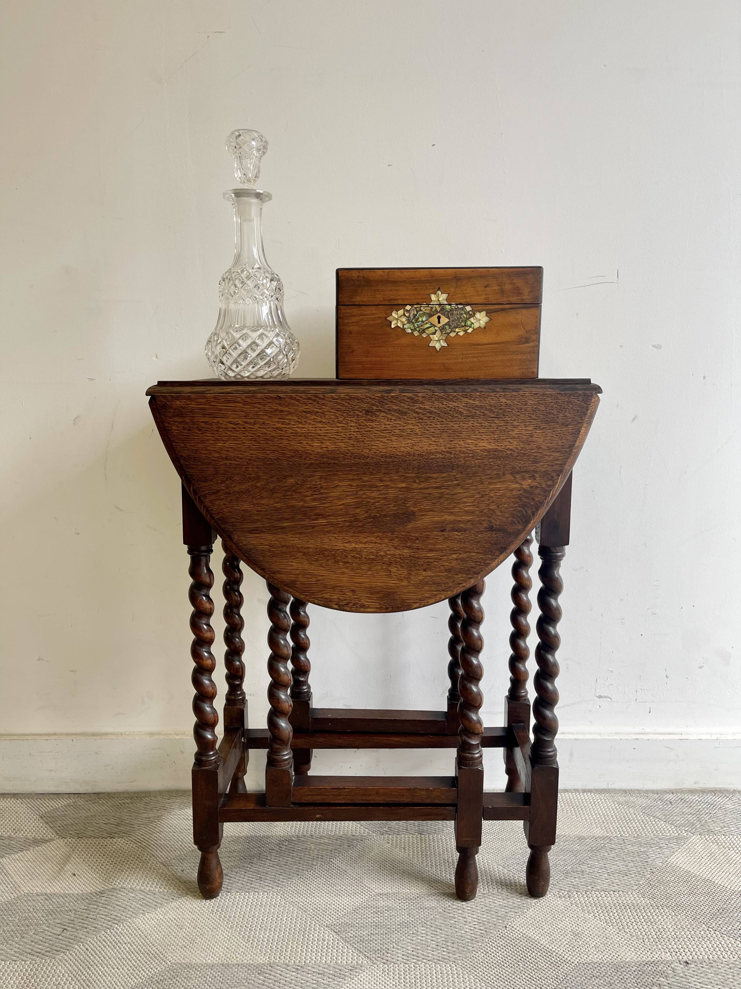 Vintage Wooden Jewellery Box
