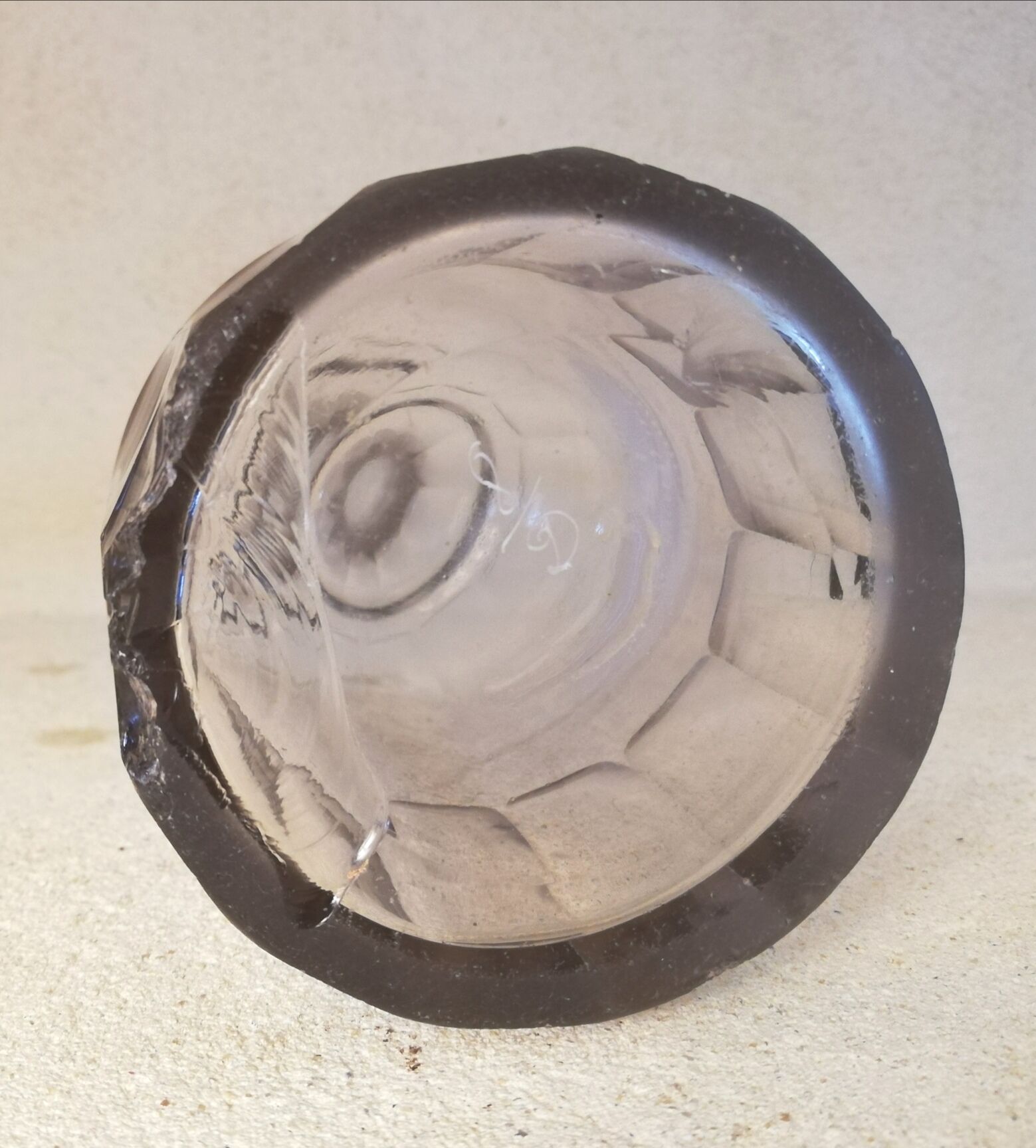 Crystal decanter early 20th century