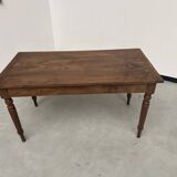 Old walnut bistro table