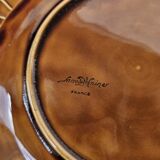 Sarreguemines barbotine dessert plates