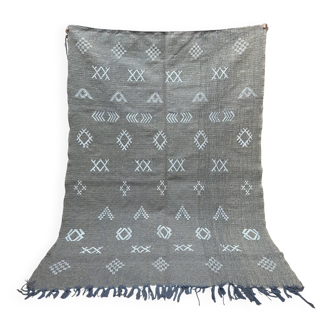 Tapis Kilim marocain tissé à plat