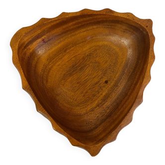 Carved wooden pocket emptier