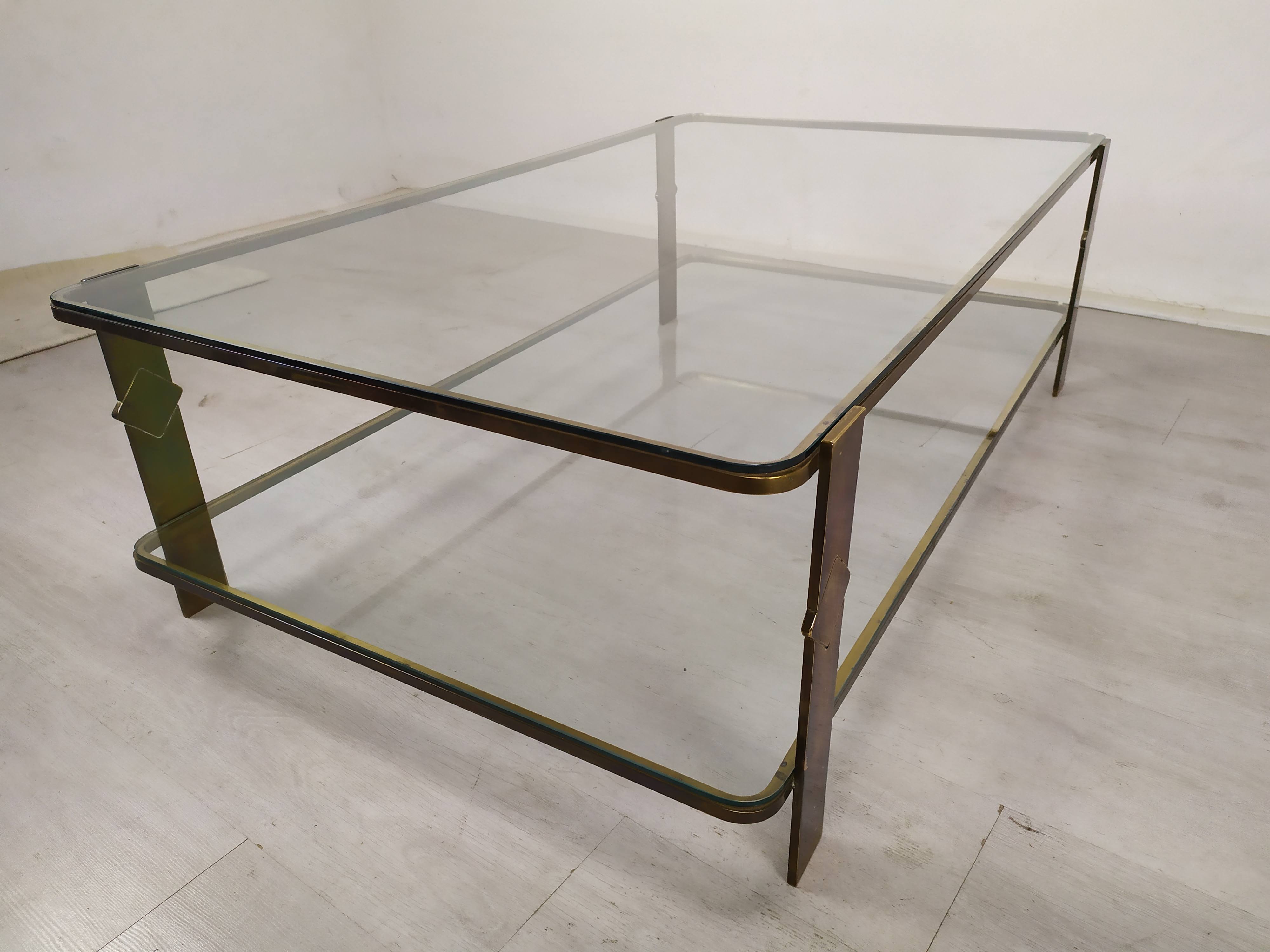 Coffee table bronze house malabert