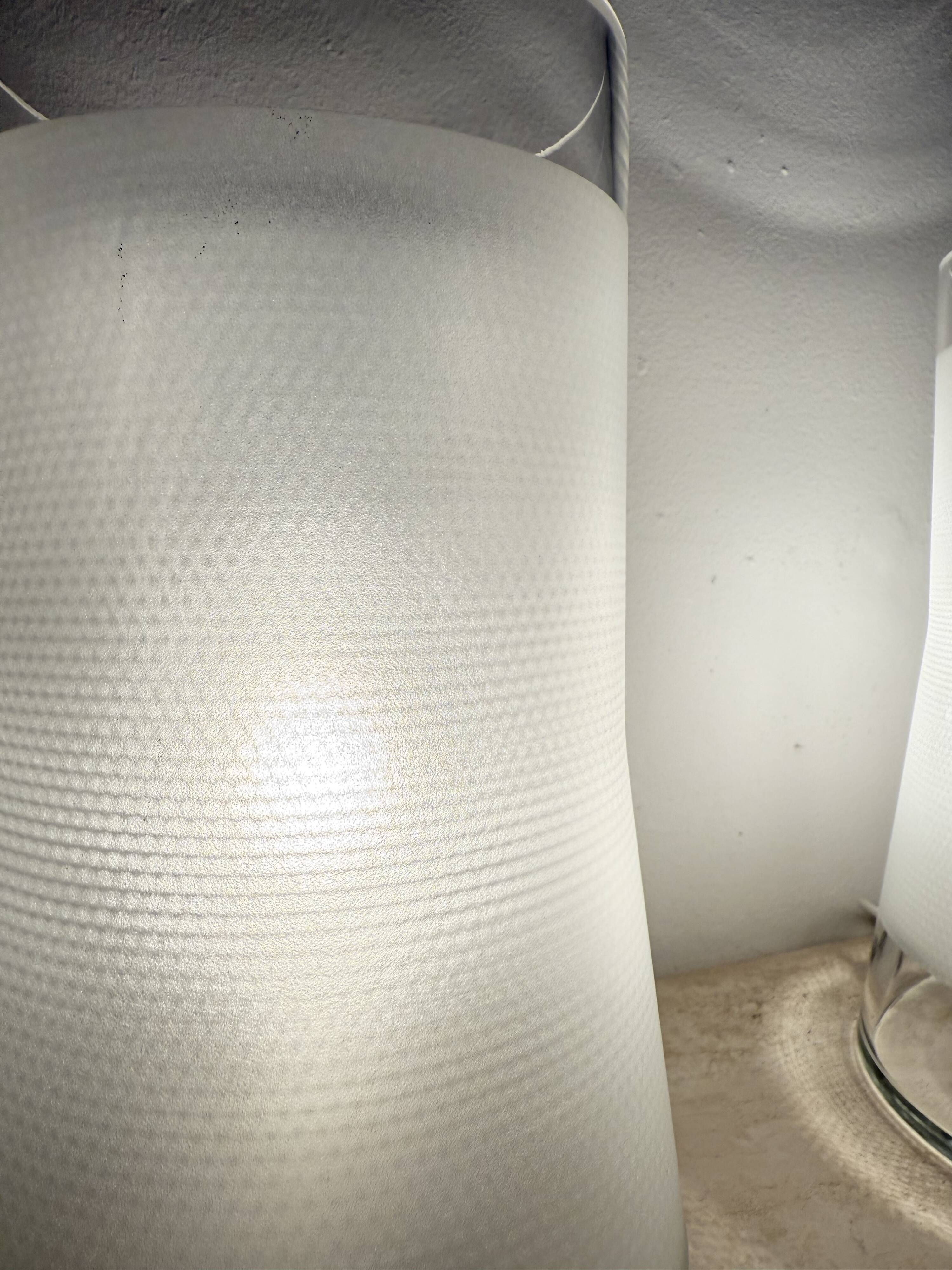 Vintage IKEA 80s table lamp B9919 – hand made frosted glass with diffuser