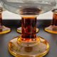 Set of 6 vintage glasses from the 70s France