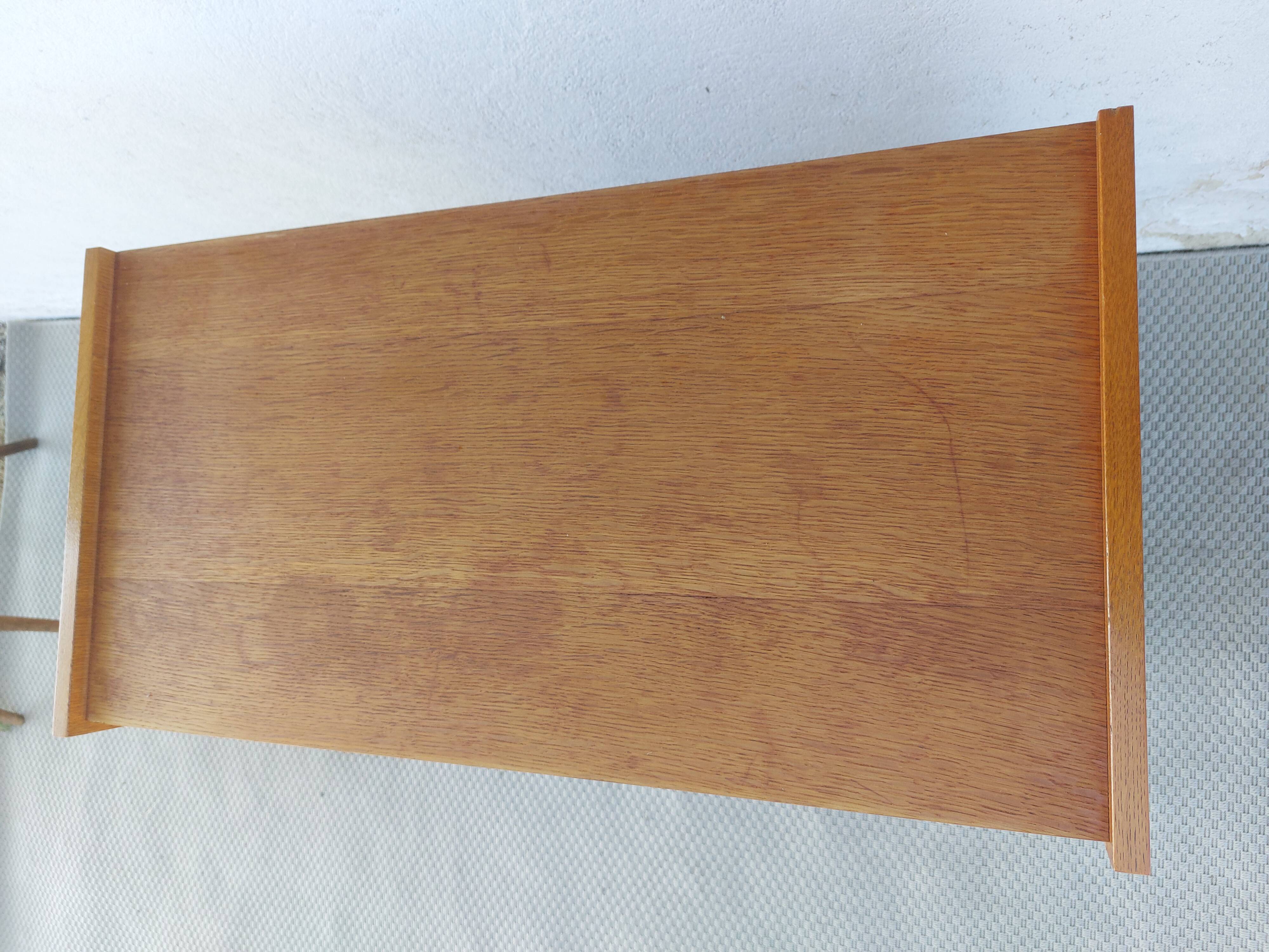 vintage chest of drawers, 60s-70s, "hidden" handles