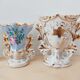 Ensemble de 3 petits vases cornets vases de marié