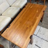 Scandinavian coffee table in solid teak from the 1970s.