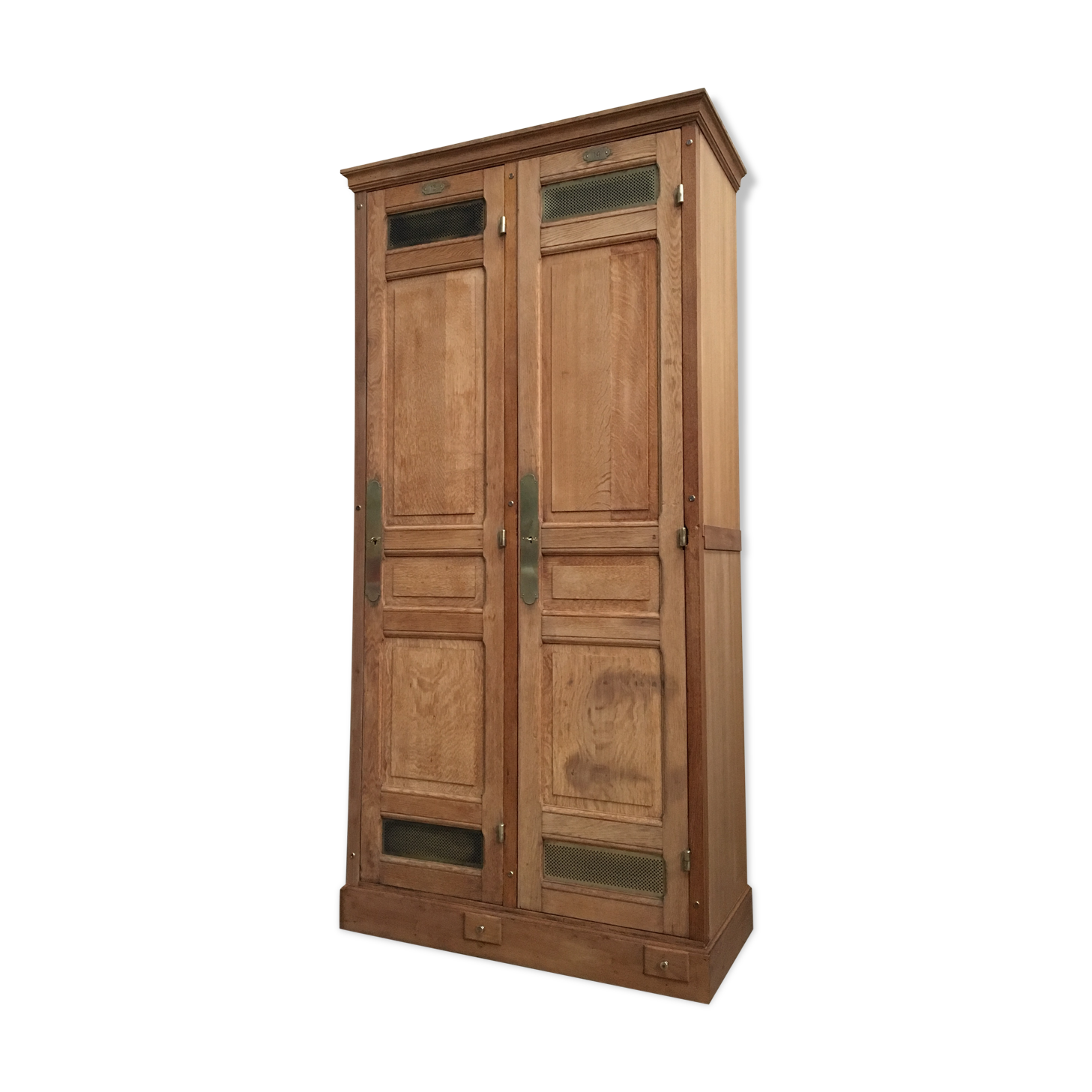 Old french bank locker room in oak