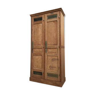 Old french bank locker room in oak