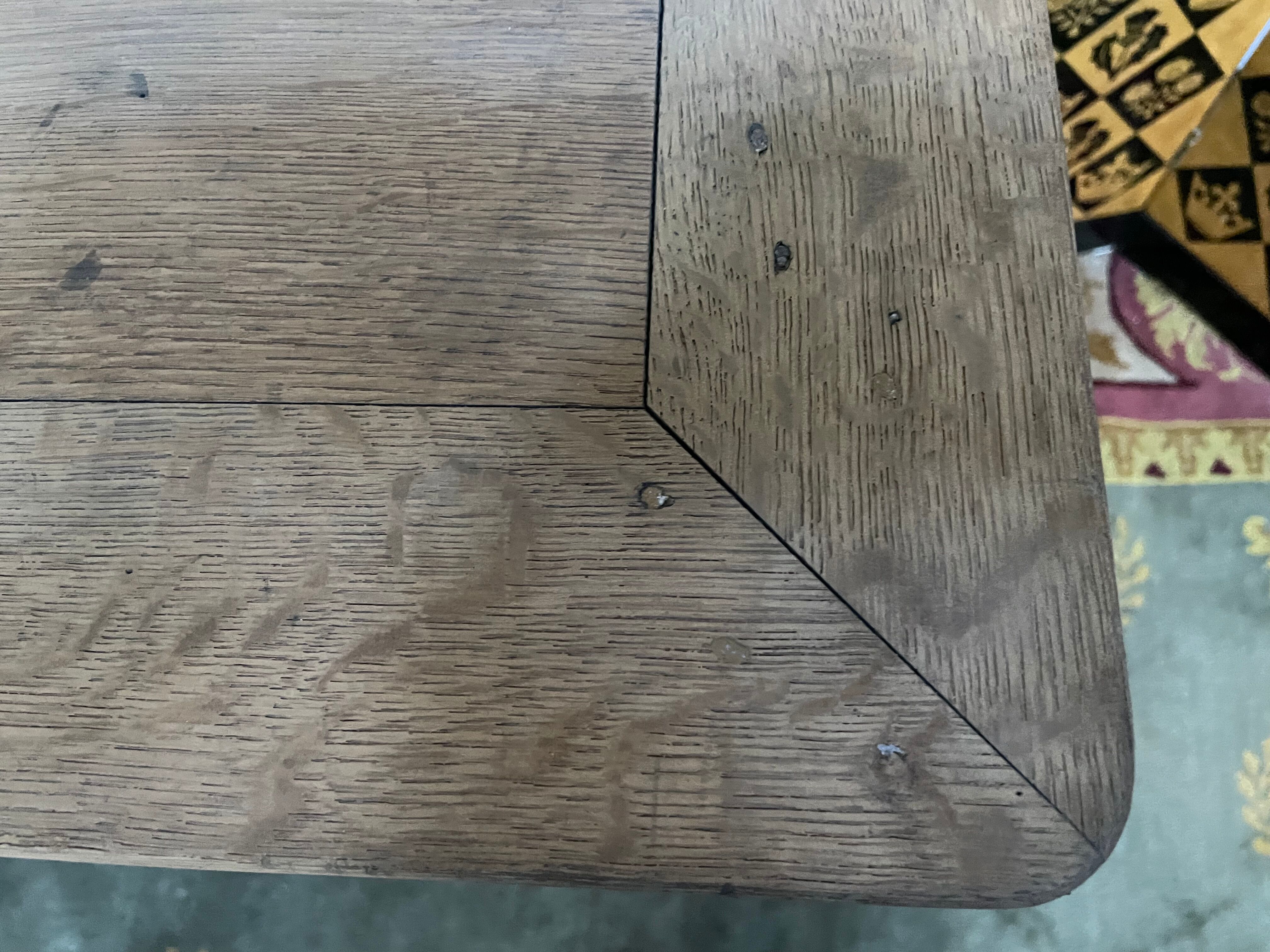 Chest of drawers in solid oak Louis Philippe aero erased 19th