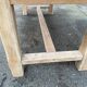 Table à manger de ferme rénovée en chêne brut du XXème 180cm tiroir