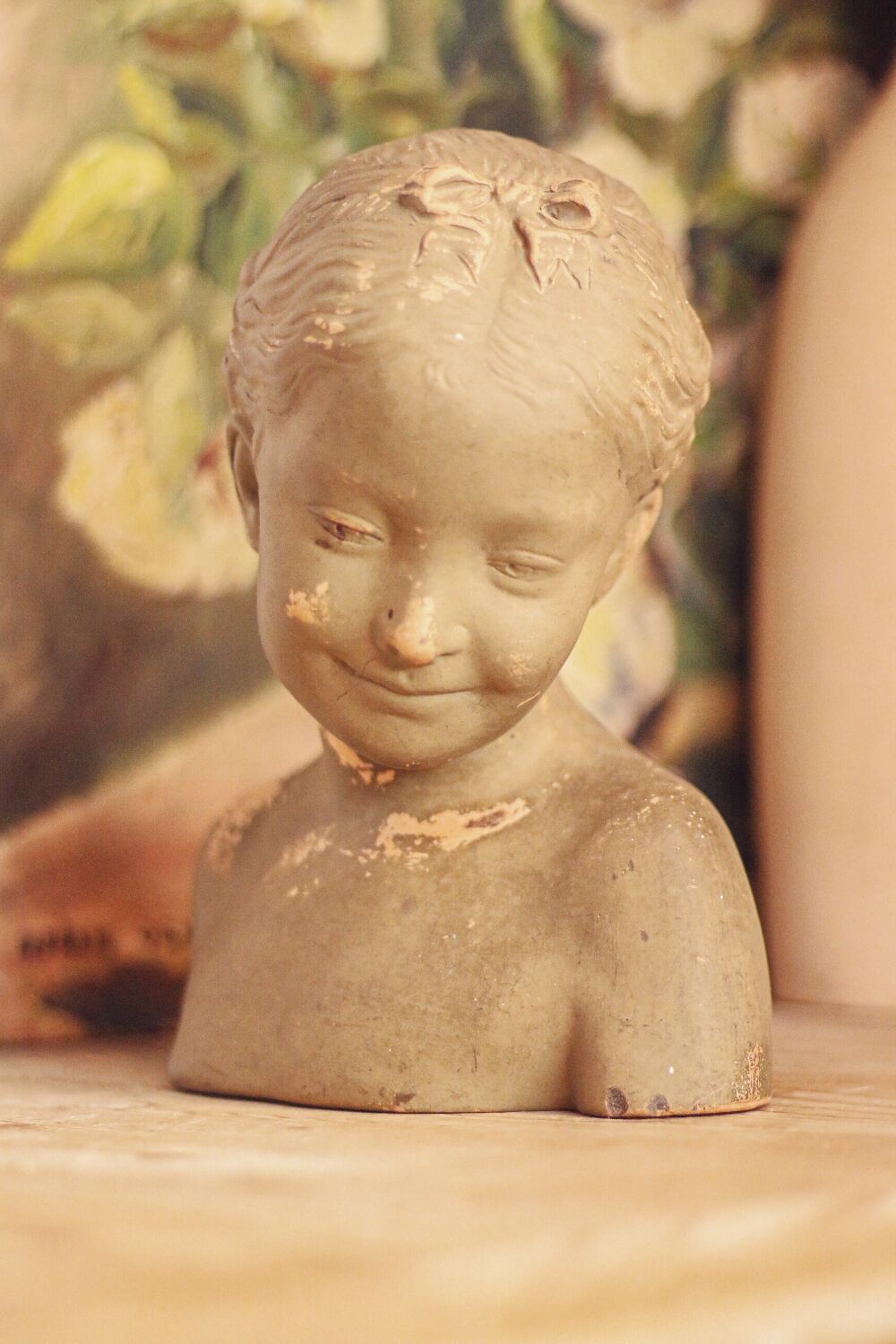 Bust "La Rieuse" after Pigalle