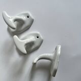 Porcelain coat hook