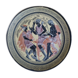 Assiette plate Adis Anatasiadis argile céramique Aile Grèce Ancien dp 072271