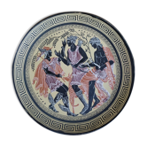 Assiette plate Adis Anatasiadis argile céramique Aile Grèce Ancien dp 072271