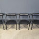 Postmodern dining chairs, 1980s, set of 4