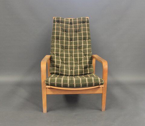 Pair of armchairs and a stool designed by Alf Svensson and manufactured by Källemo