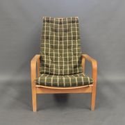 Pair of armchairs and a stool designed by Alf Svensson and manufactured by Källemo