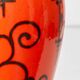 Dutch Orange Gouda Ceramic Table Lamp 'Tokio', 1970s, New Black Linen Shade