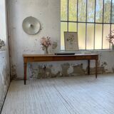 Oak table console