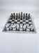 Felice Antonio Botta acrylic chessboard and glass board, Italy, 1970s