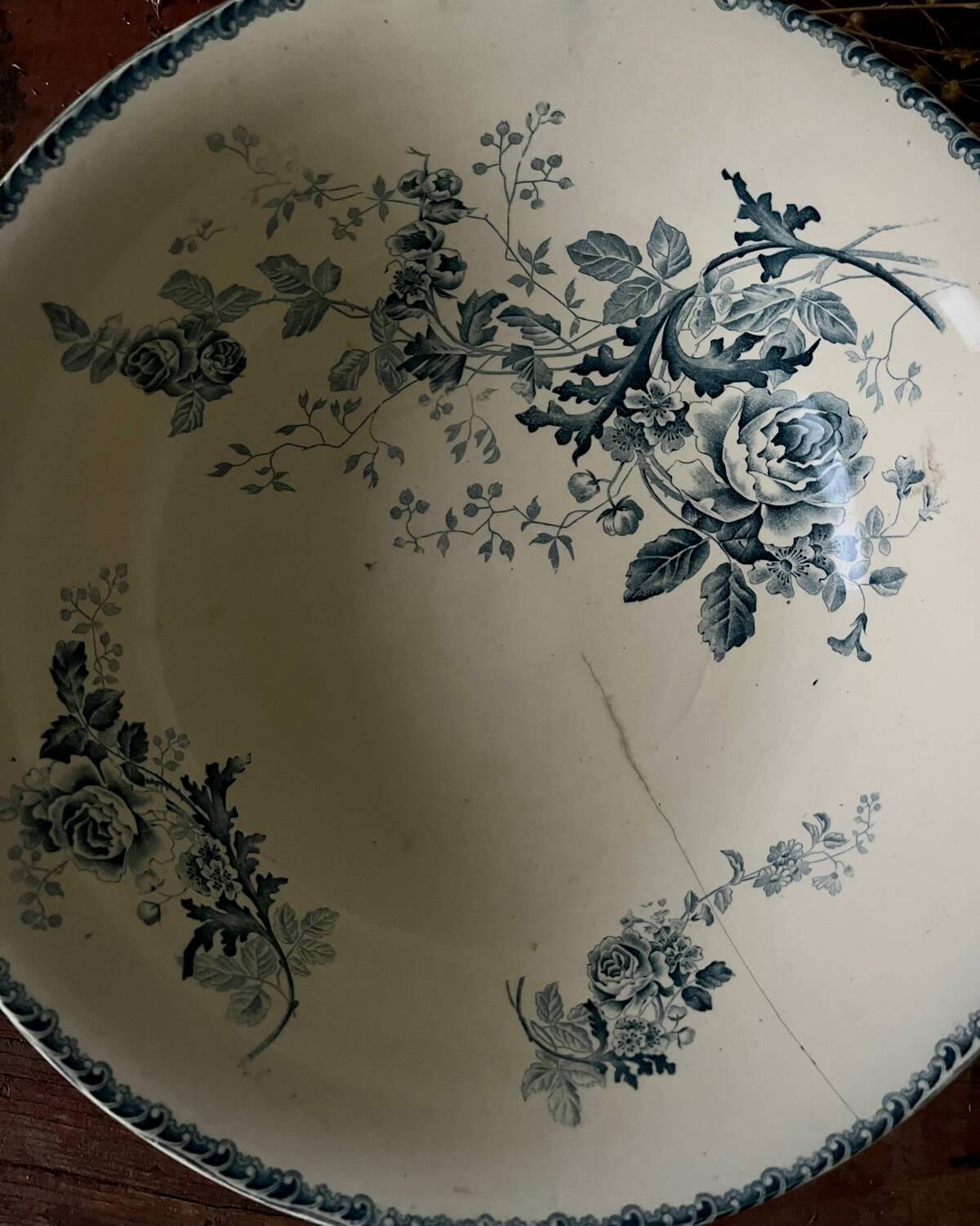 Biulenger Choisy-le-Roi Nantais iron earth salad bowl