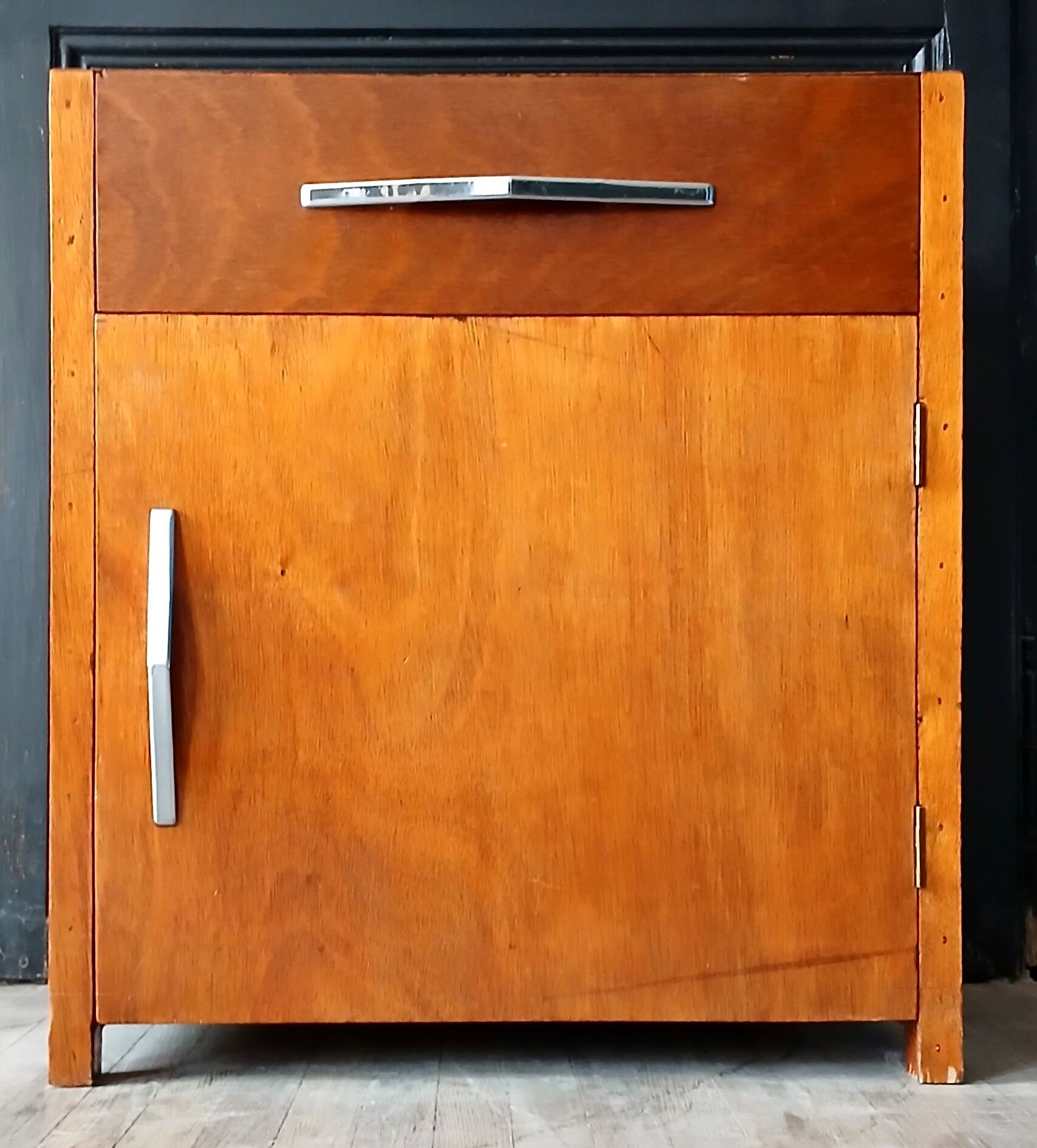 Meuble à dessin, caisson de bureau années 50