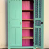 Parisian wardrobe art deco panel 1940