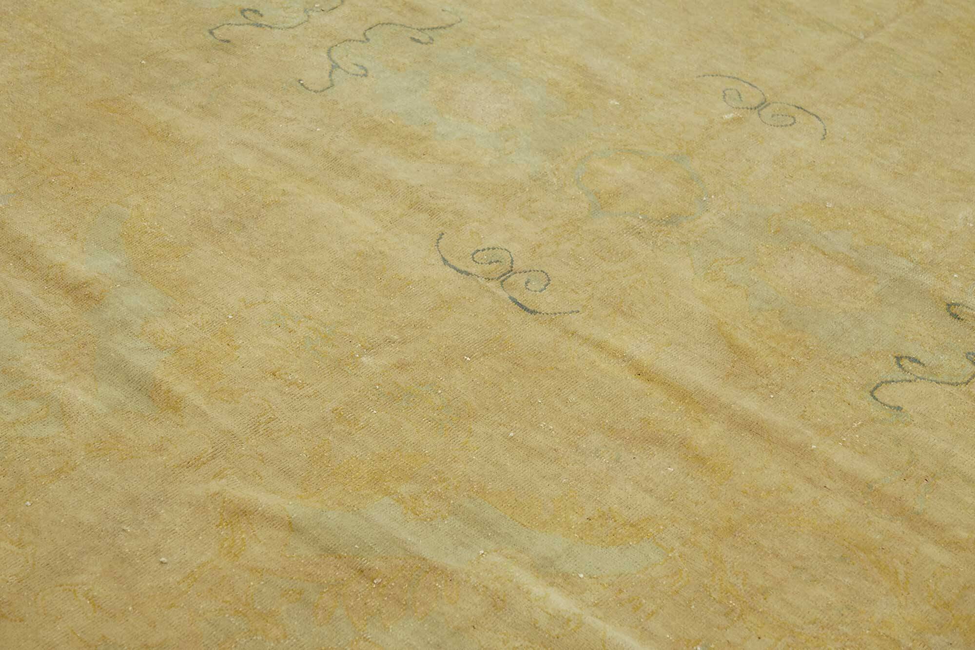 Turkish Handknotted Wool Oushak Rug 257 cm x 303 cm