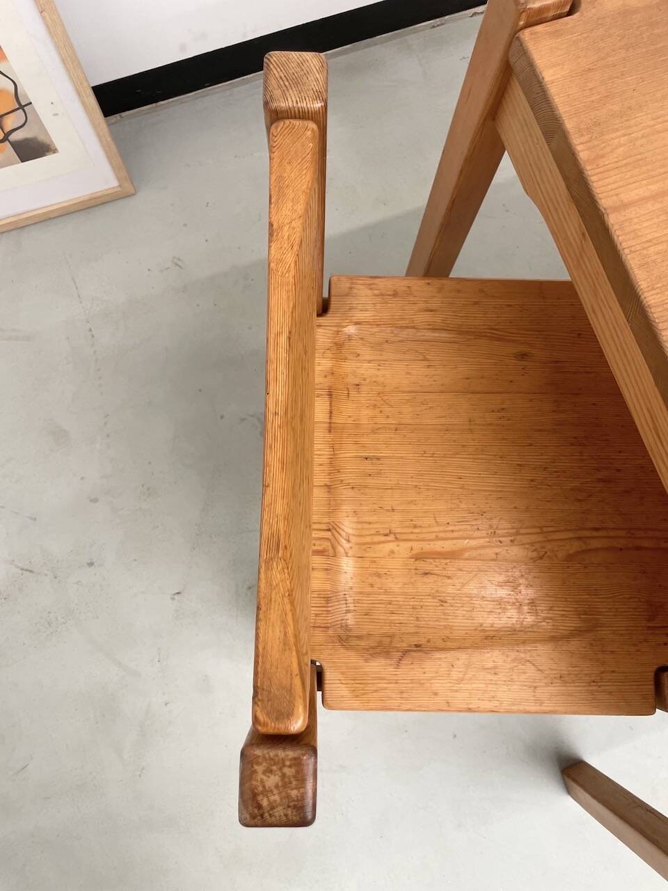 Table pin et chaises « hongisto » Ilmari Tapiovaara