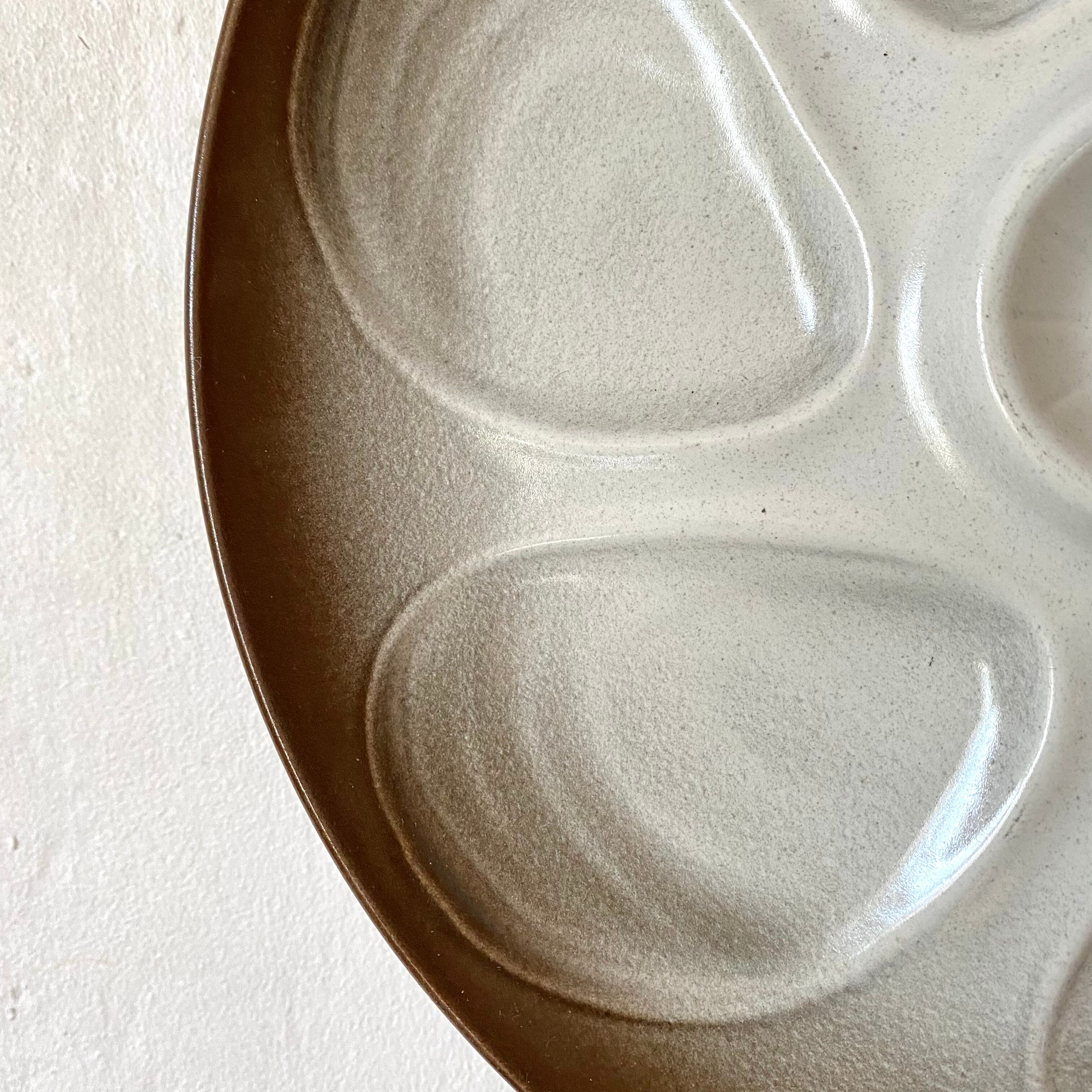 Vintage oyster plates from Salins France