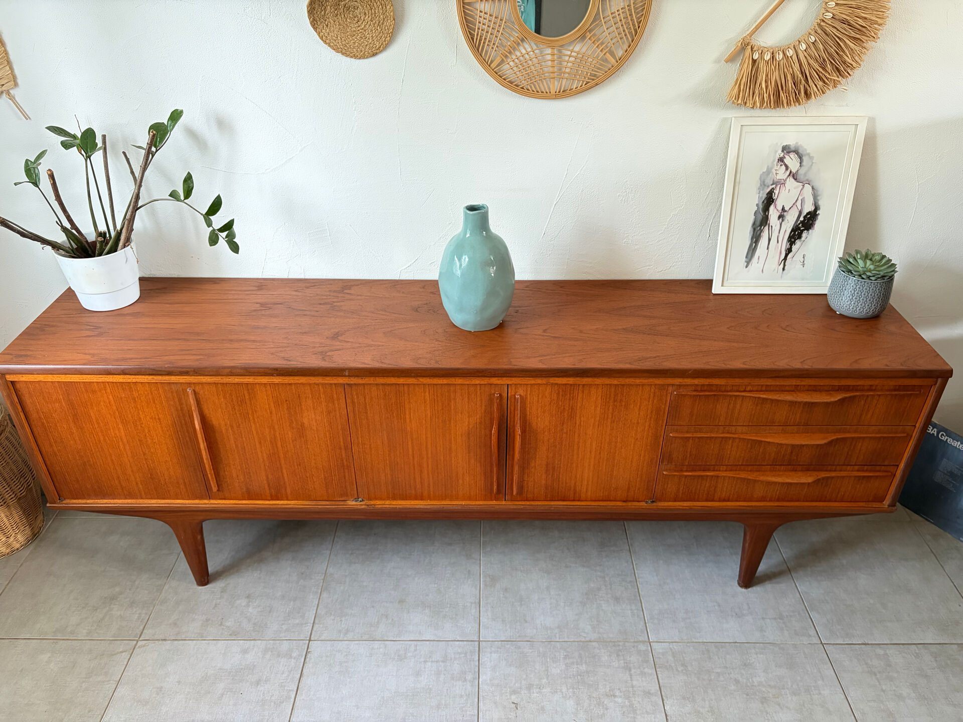Vintage Scandinavian enfilade Andersen Johannes