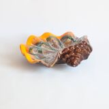 Shell shaped ceramic bowl, Vallauris